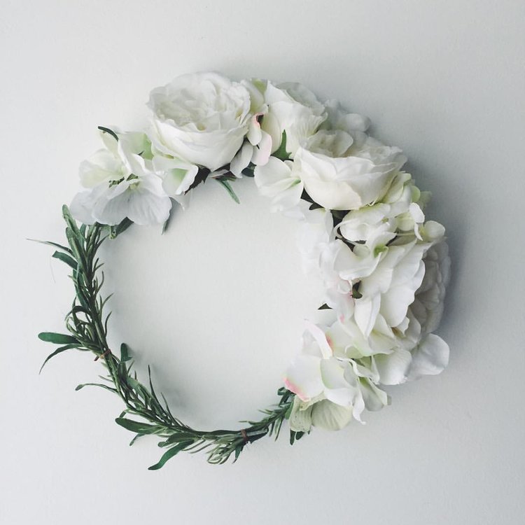 Custom Silk Flower Crown