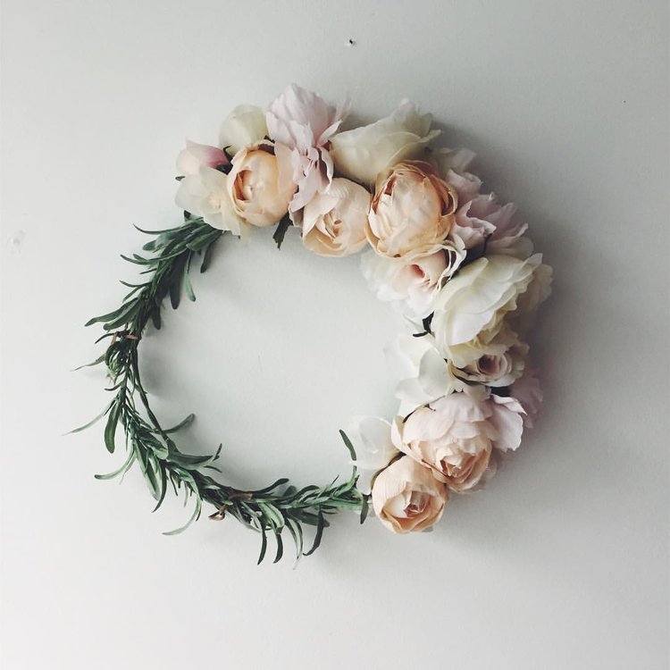 Custom Silk Flower Crown